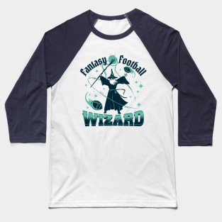 Fantasy Football Wizard Baseball T-Shirt